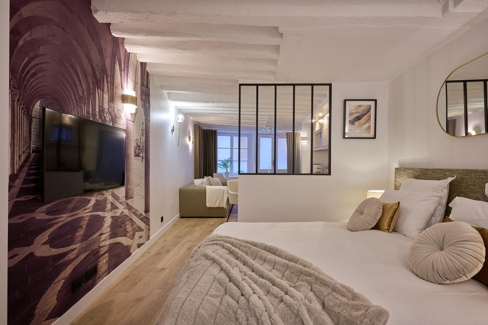 Appartement Cosy A 9 Min A Pied De La Cathedrale Notre Dame Parigi Esterno foto